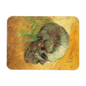 Skull von Vincent van Gogh, Vintager Impressionism Magnet (Horizontal)