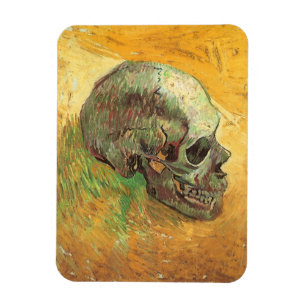 Skull von Vincent van Gogh, Vintager Impressionism Magnet