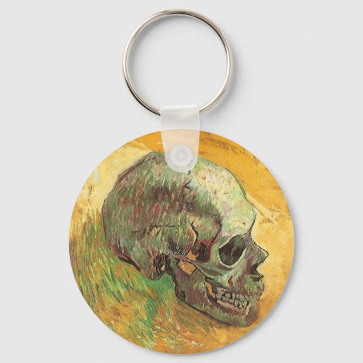 Skull von Vincent van Gogh, Vintager Impressionism Schlüsselanhänger (Vorderseite)