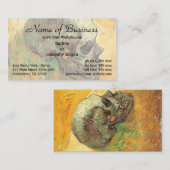 Skull von Vincent van Gogh Visitenkarte (Vorne/Hinten)