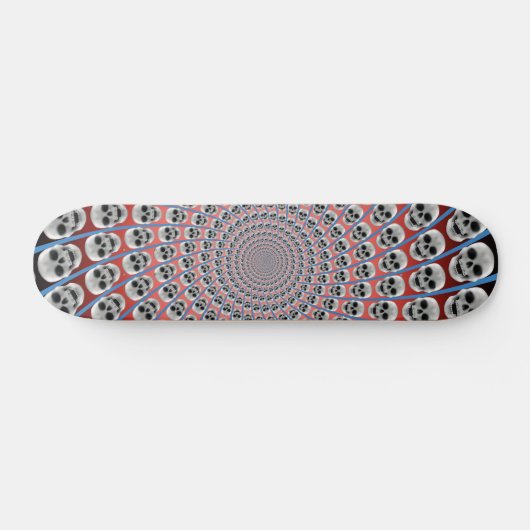 Skull Vortex: Skateboard (Horizontal)