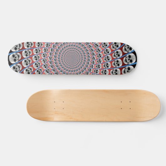 Skull Vortex: Skateboard (Horizontal)