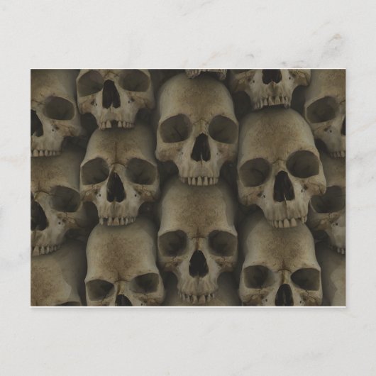 Skull Wall Postkarte (Vorderseite)