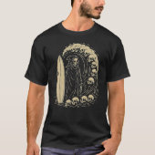 Skull-Wave-Rider surfen in der Unterwelt T-Shirt (Vorderseite)