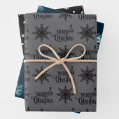 Skull Weihnachtswrapper Geschenkpapier Set (Beispiel)