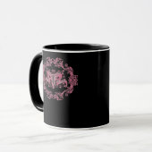 Skull Whimsigoth Ästhetik Tasse (Vorderseite Links)