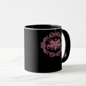 Skull Whimsigoth Ästhetik Tasse (VorderseiteRechts)