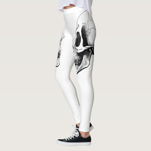 Skull White Leggings (Links)