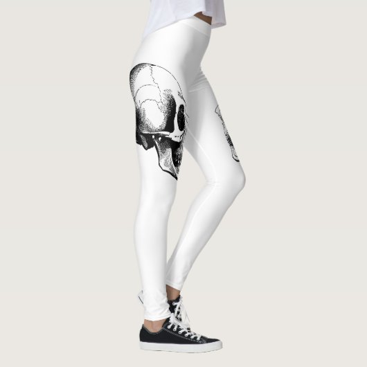 Skull White Leggings (Rechts)