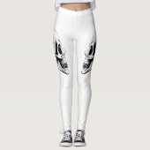 Skull White Leggings (Vorderseite)