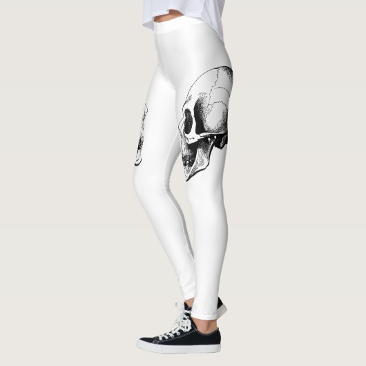 Skull White Leggings (Links)