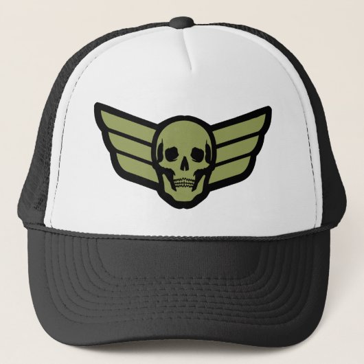 Skull Wings Truckerkappe (Vorderseite)