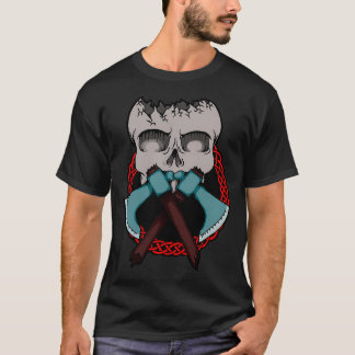 Skull with Axes Classic TShirt