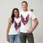 Skull with Butterfly Wings T-Shirt (Unisex)