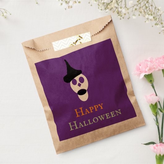 Skull with Hat Favor Bag Geschenktütchen (Versiegelt)
