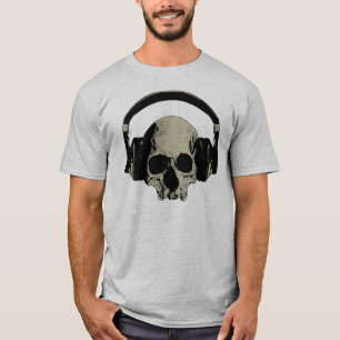 skull with headphones T-Shirt
