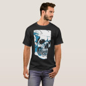 Skull with horns T-Shirt (Vorne ganz)