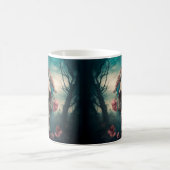 Skull with Roses Design Goth Art Kaffeetasse (Mittel)