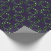 Skull Wreath Geschenkpapier (Ecke)