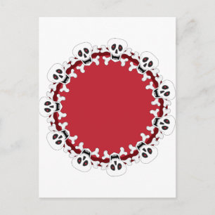 Skull Wreath Postkarte