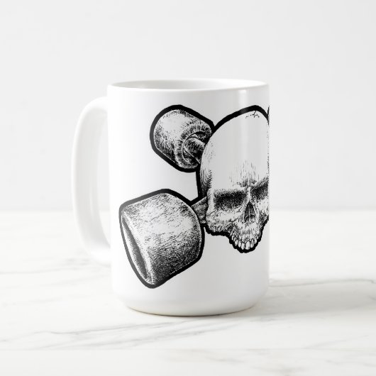 Skull & X-truX OG Skateboarder Kaffeetasse (Vorderseite Links)