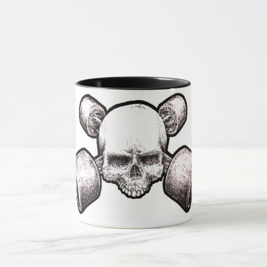Skull & X-truX OG Skateboarder Tasse (Zentrum)