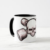 Skull & X-truX OG Skateboarder Tasse (Vorderseite Links)