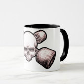 Skull & X-truX OG Skateboarder Tasse (VorderseiteRechts)