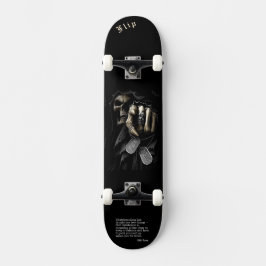 Skull "your turn" Skateboard mit personalisiertem 