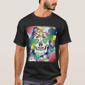 Skull Zeichnend Männer T-Shirt (Vorderseite)