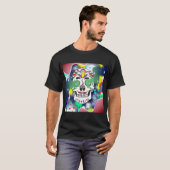 Skull Zeichnend Männer T-Shirt (Vorne ganz)