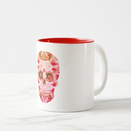 Skull Zwei Farben Tasse (VorderseiteRechts)