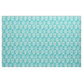 SKULLAGOG Aqua Boho schickes Ikat Schädel-Muster Stoff (Yard (91,4 cm))