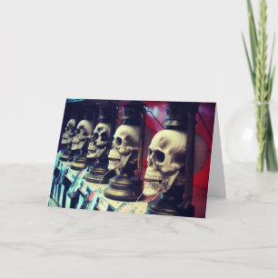 "Skullanterns" Halloween-Grußkarte Karte