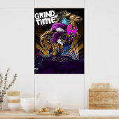 Skullboarderjpg Poster (Küche)