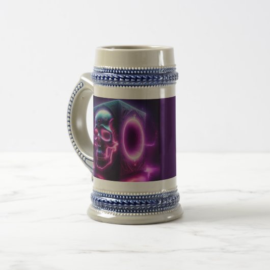 Skullbox Subwoofer Bierglas (Vorderseite Links)