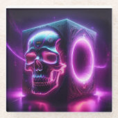 Skullbox Subwoofer Glasuntersetzer (Vorderseite)