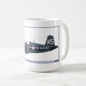 Skullbreaker Seeräuber. Schließen Sie mit Logo ab Kaffeetasse (VorderseiteRechts)