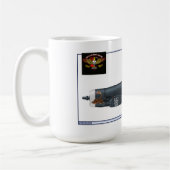 Skullbreaker Seeräuber. Schließen Sie mit Logo ab Kaffeetasse (Links)