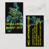 SkullCrow Scarecrow-Visitenkarte Visitenkarte (Vorne/Hinten)