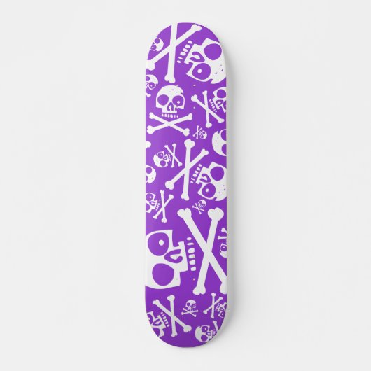 SkullDuggery lila Skateboard (Vorne)