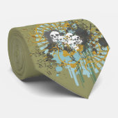 Skulledelic Krawatte (Gerollt)