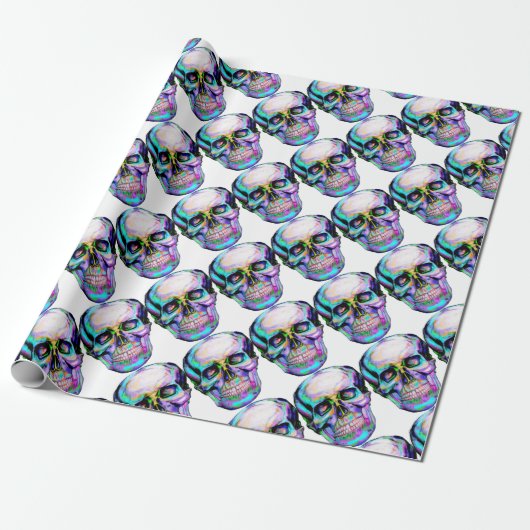 Skullerful Geschenkpapier (Ungerollt)