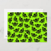 Skullfliegen Postkarte (Vorne/Hinten)