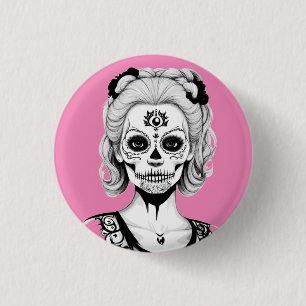 SKULLHEAD FRAU BUTTON