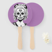 SKULLHEAD FRAU FÄCHER (Vorne und Hinten)