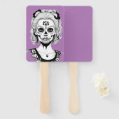 SKULLHEAD FRAU FÄCHER (Vorne und Hinten)