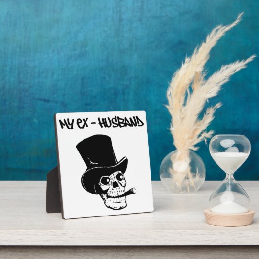 SKULLHEAD "MEIN EX-HUSBAND" FOTOPLATTE (InSitu)