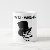 SKULLHEAD "MEIN EX-HUSBAND" Jumbo-Tasse (Vorderseite)