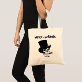 SKULLHEAD "MEIN EX-HUSBAND" TRAGETASCHE (Vorderseite (Produkt))
